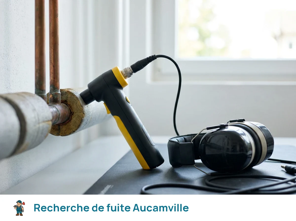 Recherche de fuite à Aucamville