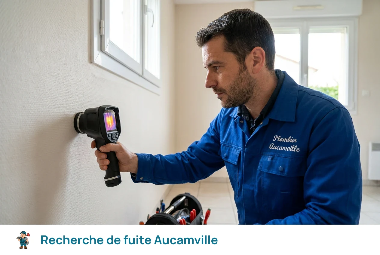 Recherche de fuite à Aucamville