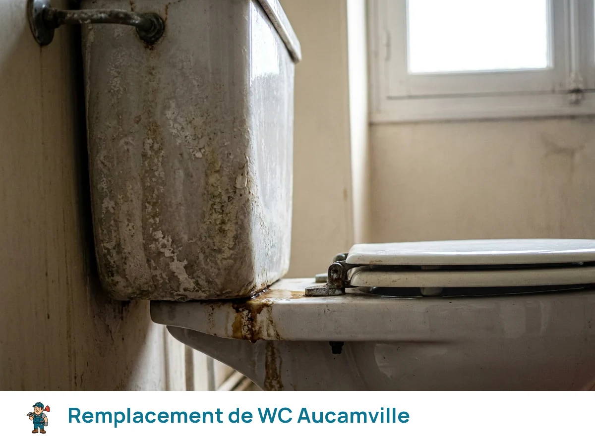Remplacement de WC à Aucamville