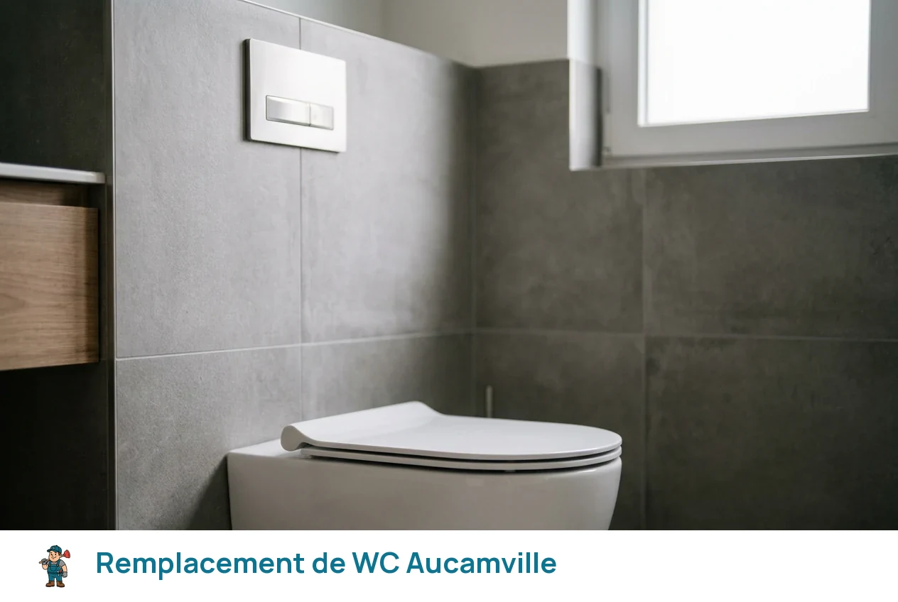 Remplacement de WC à Aucamville