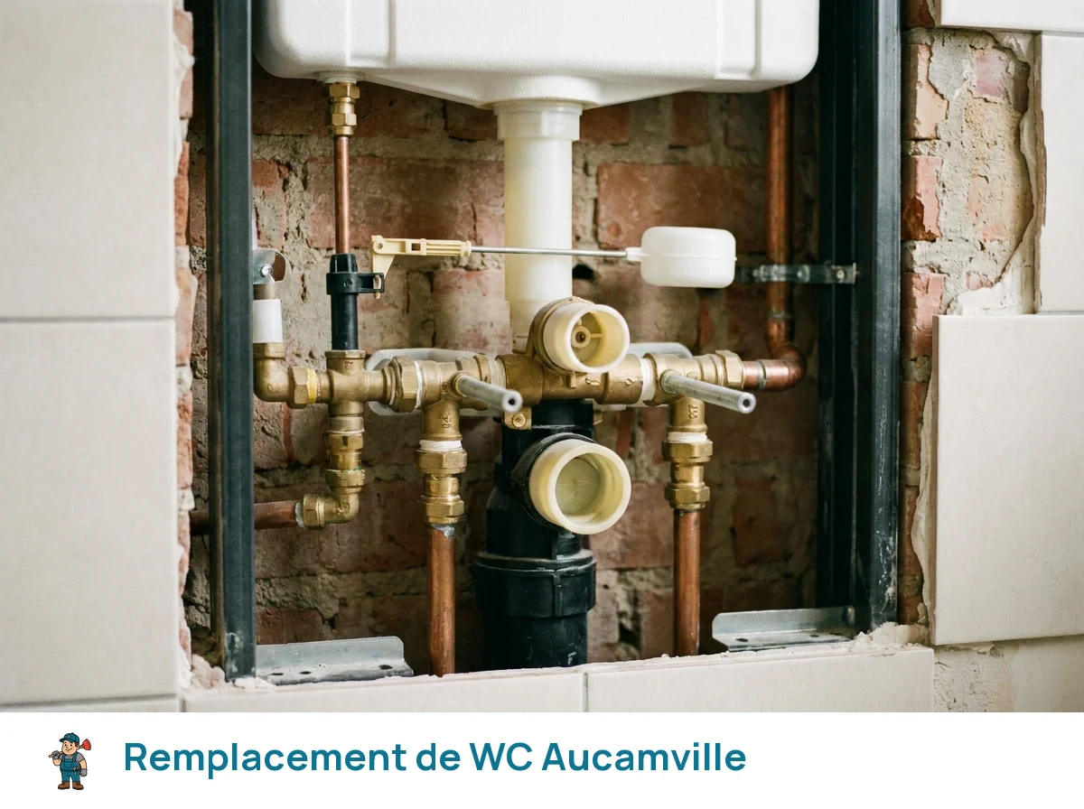 Remplacement de WC à Aucamville
